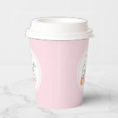 Donut liefje op 1e verjaardag papieren bekers (Rechts)