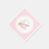 Donut liefje op 1e verjaardag servet (Hoek)