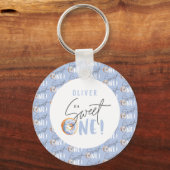 Donut liefje op het eerste verjaardag sleutelhanger (Voorkant)