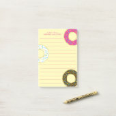 Donut Lieve Kinders Donuts Post-it® Notes (Op bureau)