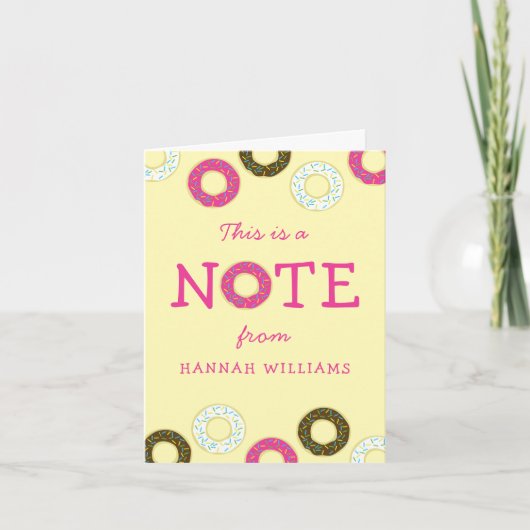 Donut Lieve Kind's Doughnuts Briefkaarten (Voorkant)