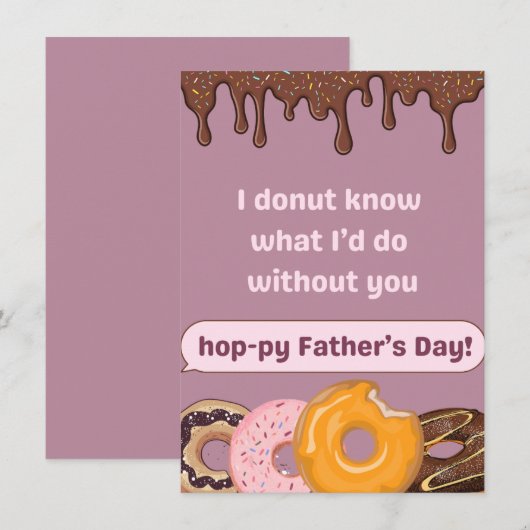 Donut Limited Vaderdag Edition Kaart (Voorkant / Achterkant)