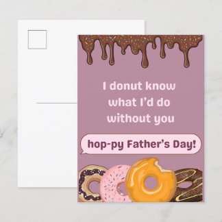 Donut Limited Vaderdag Edition Uitnodiging Briefkaart