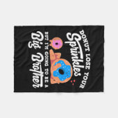 Donut Lose Your Sprinkels I'm Going To Be A Big Br Fleece Deken (Voorkant (Horizontaal))