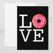 Donut Love Feestdagenkaart (Voorkant / Achterkant)