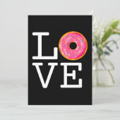 Donut Love Feestdagenkaart (Staand voorkant)