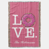 Donut Love Funny Deken (Voorkant Verticaal)