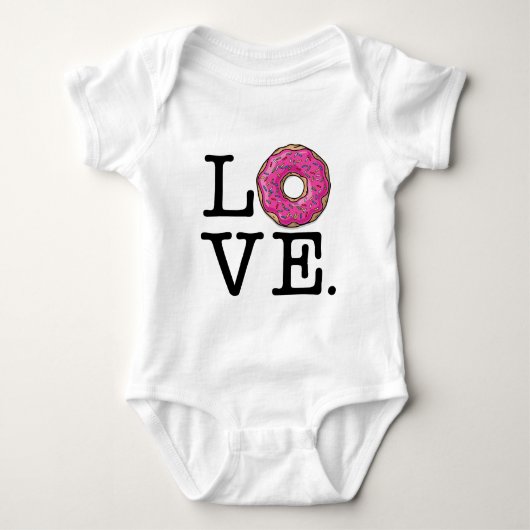 Donut Love Funny Romper (Voorkant)