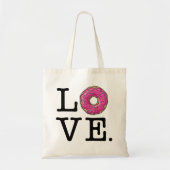 Donut Love Funny Tote Bag (Voorkant)