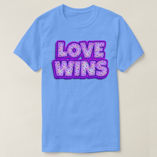Donut Love Wins Baker Donuts Lover Baking Bled T-shirt (Design voorkant)