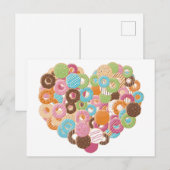 Donut Lover briefkaart (Voorkant / Achterkant)