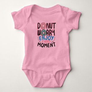 Donut Lover - Donut Worry Aanmoediging Romper