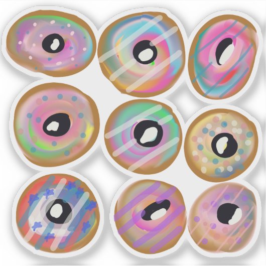 Donut lover dream sticker (Voorkant)