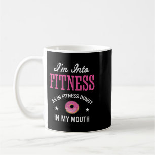 Donut Lover Im In Fitness Donut Grappig eten Koffiemok