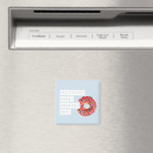 Donut Lover Magnet Blue (Insitu (Vaatwasser))