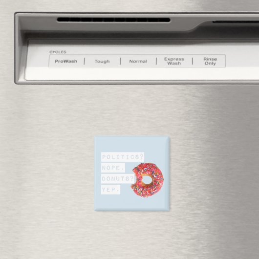 Donut Lover Magnet Blue (Insitu (Vaatwasser))