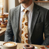 Donut Lover Patroon  Stropdas