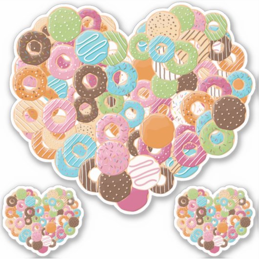 Donut Lover Sticker (Voorkant)