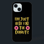 Donut Lover Telefoonhoesje iPhone 15 Case<br><div class="desc">Voor alle donut liefhebbers die er zijn! Zorg ervoor dat je agenda super duidelijk is met deze grappige,  gedurfde telefoonhoes.</div>