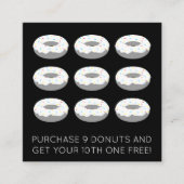 donut loyaliteitsstempel klantenkaartje (Voorkant)