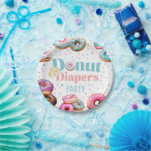 Donut & Luiers Baby shower Party Paper Bord (Feest)
