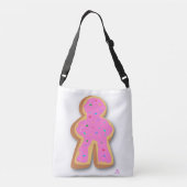 Donut Meeple Leuk Bordspel Kunst Ontwerp Crossbody Tas (Achterkant)