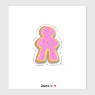 Donut Meeple Leuk Bordspel Schattige Ontwerp Sticker