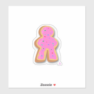 Donut Meeple Pret Bordspel Cute Design Sticker
