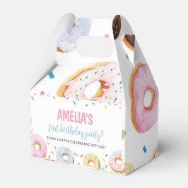 Donut Meisje Verjaardag Favor Box Bedankdoosjes