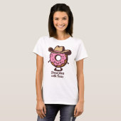 Donut Mess beroemd gemaakt door Texas Schattige Sh T-shirt (Voorkant volledig)