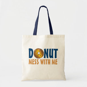 Donut Mess met me Blueberry Doughnut Tas