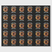 Donut Mess met me grappig eten pun donk BG Cadeaupapier (Vlak)