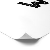 Donut Mess met me grappige voedselsnoep Poster (Hoek)