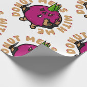 Donut Mess met mij Cadeaupapier (Hoek)