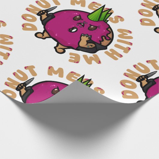 Donut Mess met mij Cadeaupapier (Hoek)