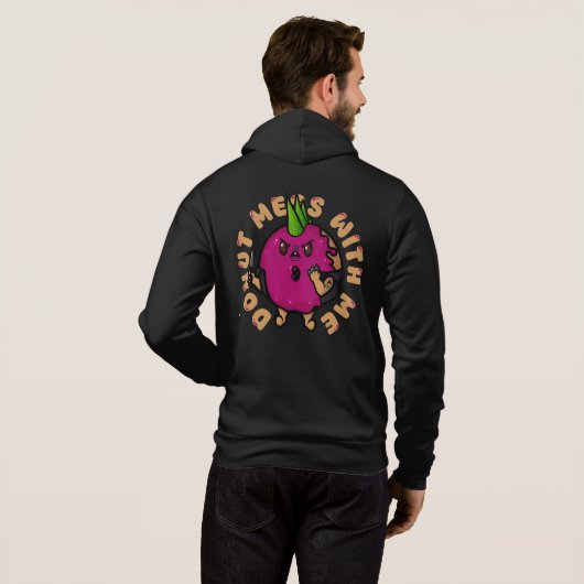 Donut Mess met mij Hoodie (Achterkant volledig)