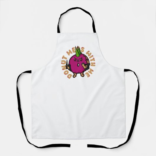 Donut Mess met mij Schort (Voorkant)