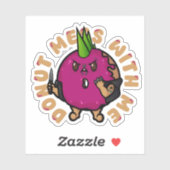Donut Mess met mij Sticker (Vel)