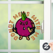 Donut Mess With Me Raamsticker (Huis)