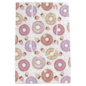 Donut met aardbei Verjaardag Medium Cadeauzakje (Achterkant)