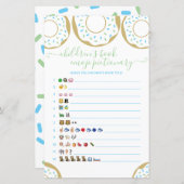 Donut met boek Emoji van liefdeskinderen (Voorkant / Achterkant)