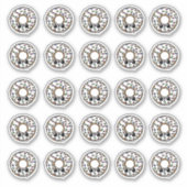 Donut met Frosting en Sprinkles Sticker (Voorkant)