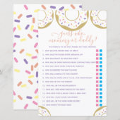 Donut met liefde, raad eens wie? Game (Voorkant / Achterkant)