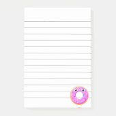 Donut met ogen en springen, 4x6 post-it® notes (Voorkant)