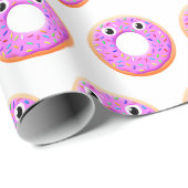 Donut met ogen en springen cadeaupapier (Rol Hoek)