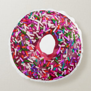 Donut met sprinkhaan rond kussen
