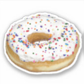 DONUT MET SPRINKLES STICKERS (Voorkant)