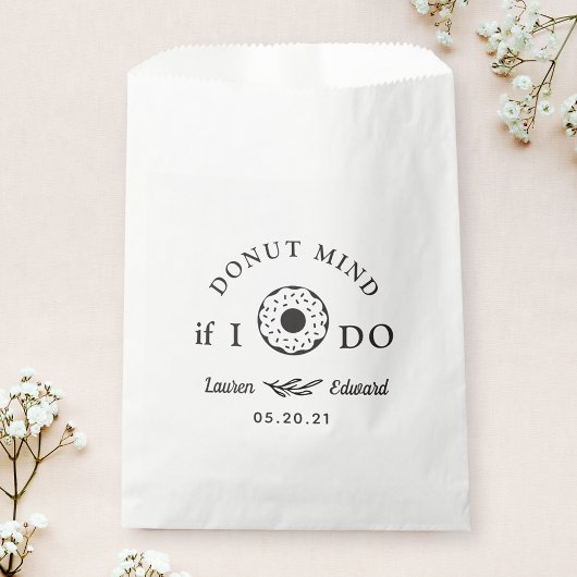 Donut Mind If I Do Trouwfeest Bruidsfeest Donut Bedankzakje