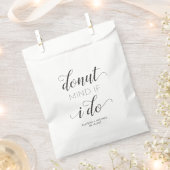 Donut Mind If I Do Trouwzak Favor Bedankzakje (Geknipt)