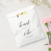 Donut Mind If I Do Trouwzak Favor Bedankzakje (Gezegeld)